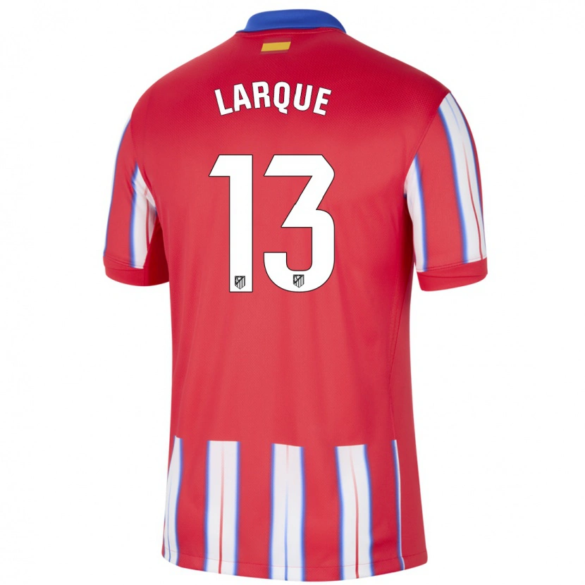 Danxen Kinder Patricia Larqué #13 Rot Weiß Blau Heimtrikot Trikot 2024/25 T-Shirt