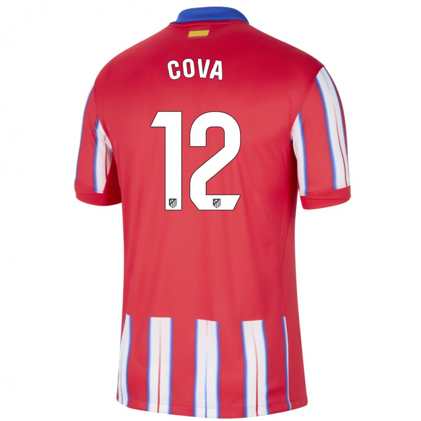 Danxen Kinder Adrian Cova #12 Rot Weiß Blau Heimtrikot Trikot 2024/25 T-Shirt