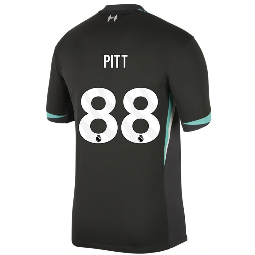 Danxen Kinder Lucas Pitt #88 Schwarz Anthrazitweiß Auswärtstrikot Trikot 2024/25 T-Shirt