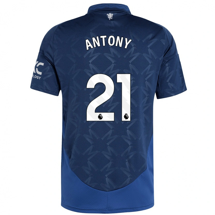 Danxen Kinder Antony #21 Indigo Auswärtstrikot Trikot 2024/25 T-Shirt