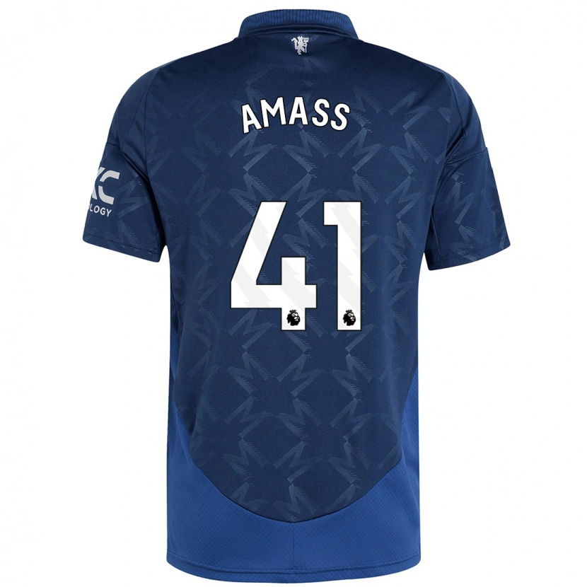 Danxen Kinder Harry Amass #41 Indigo Auswärtstrikot Trikot 2024/25 T-Shirt