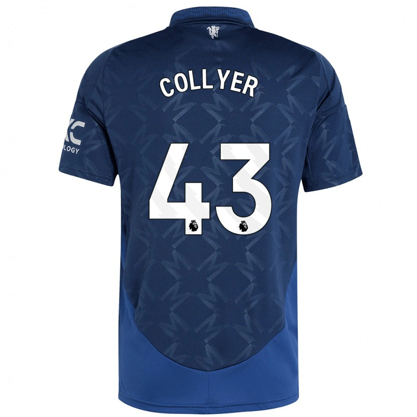 Danxen Kinder Toby Collyer #43 Indigo Auswärtstrikot Trikot 2024/25 T-Shirt
