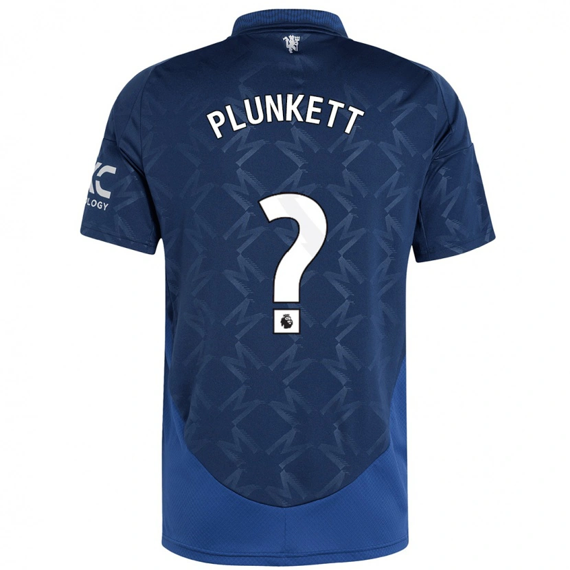 Danxen Kinder Dante Plunkett #0 Indigo Auswärtstrikot Trikot 2024/25 T-Shirt