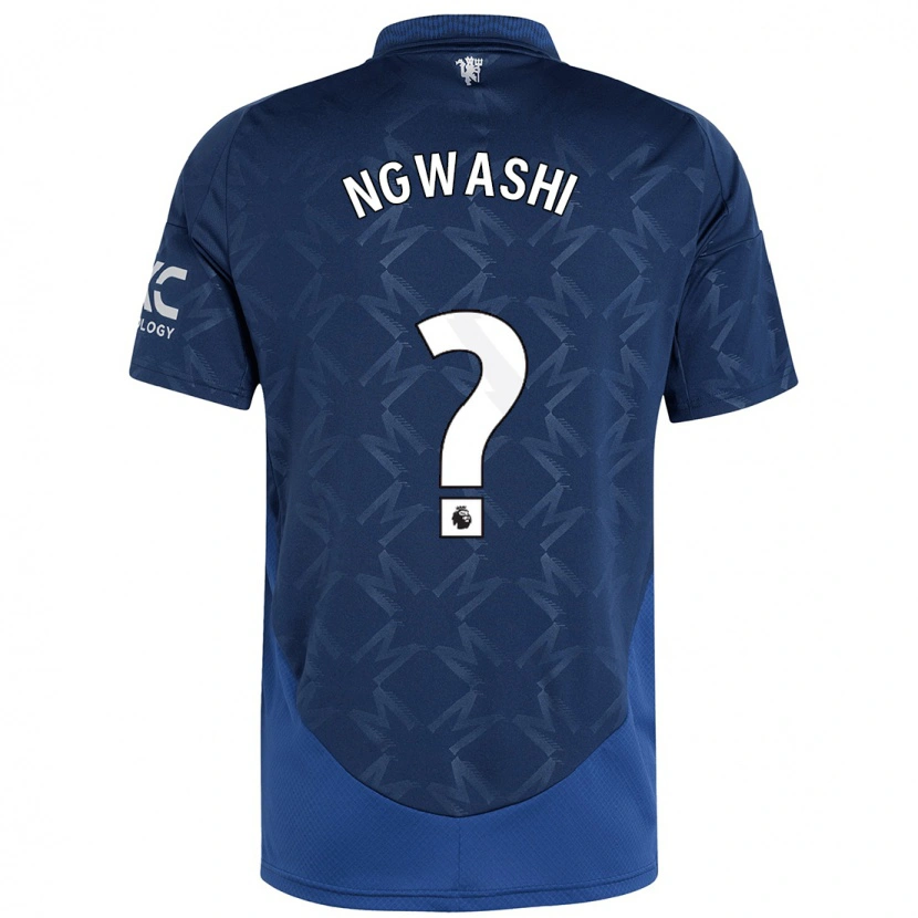 Danxen Kinder Jayden Ngwashi #0 Indigo Auswärtstrikot Trikot 2024/25 T-Shirt