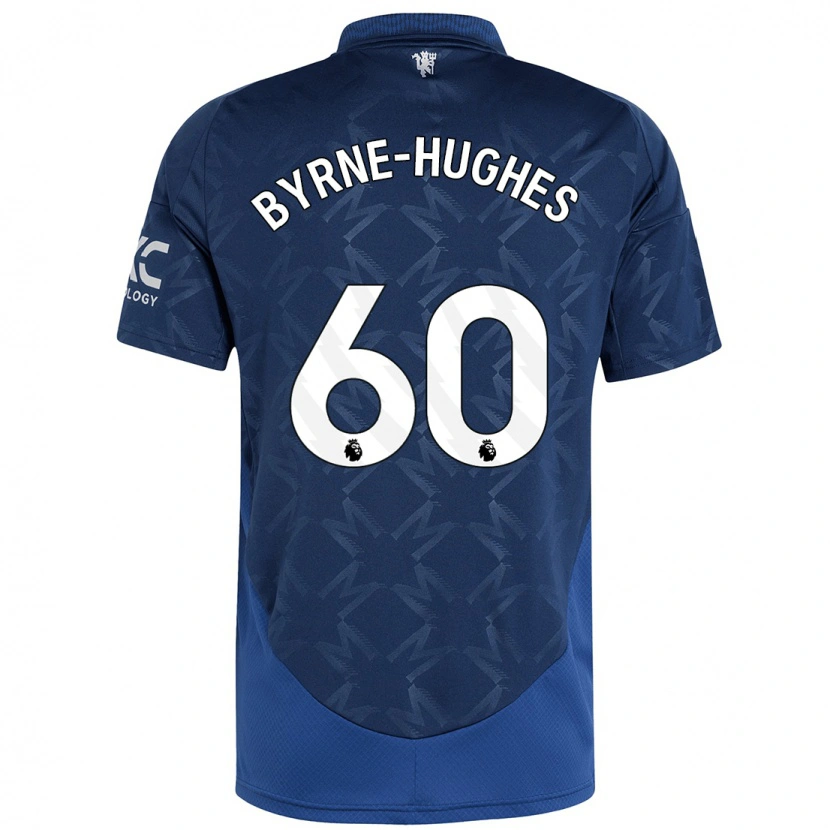 Danxen Kinder Cameron Byrne-Hughes #60 Indigo Auswärtstrikot Trikot 2024/25 T-Shirt