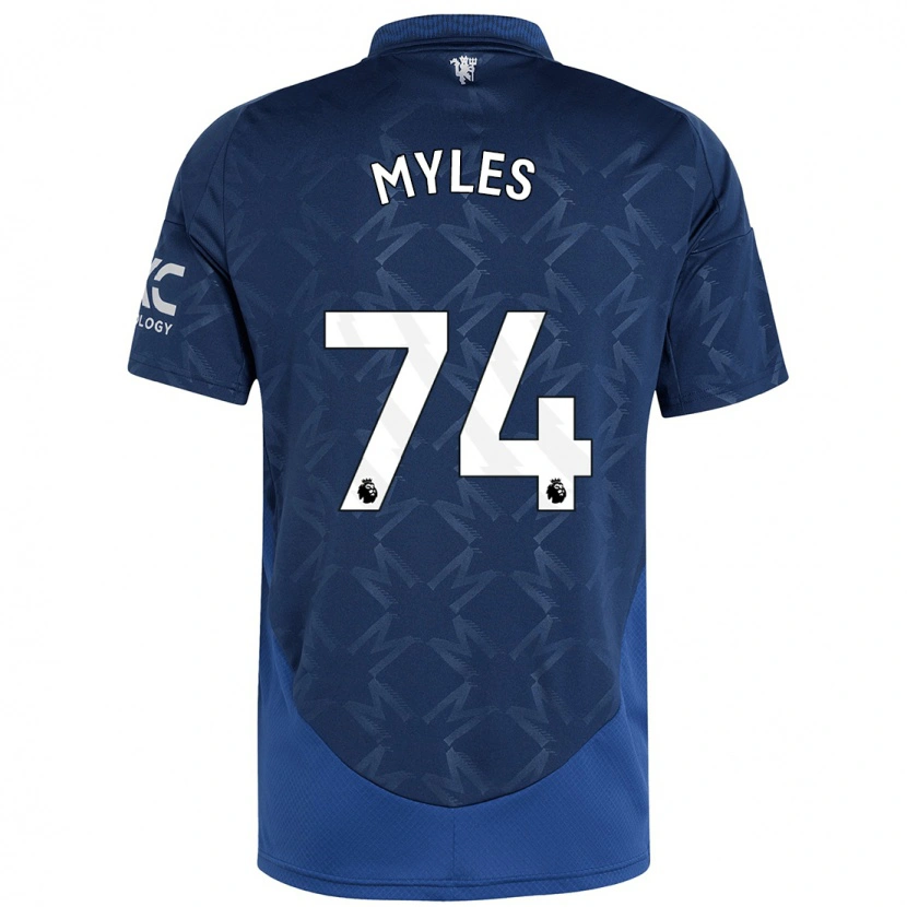 Danxen Kinder Tom Myles #74 Indigo Auswärtstrikot Trikot 2024/25 T-Shirt