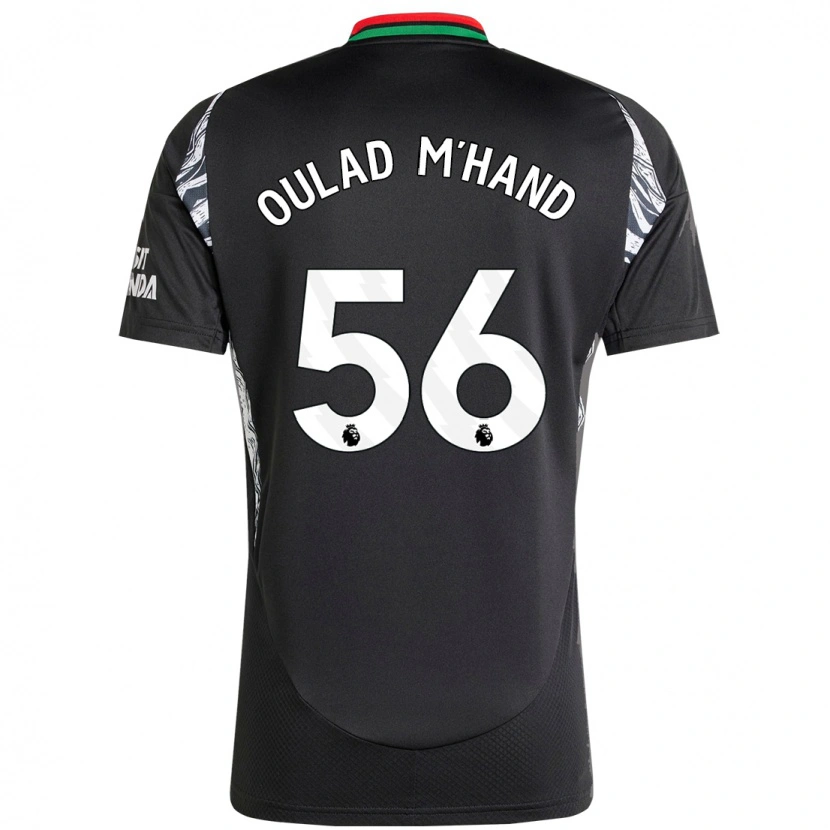 Danxen Kinder Salah-Eddine Oulad M'hand #56 Schwarz Auswärtstrikot Trikot 2024/25 T-Shirt