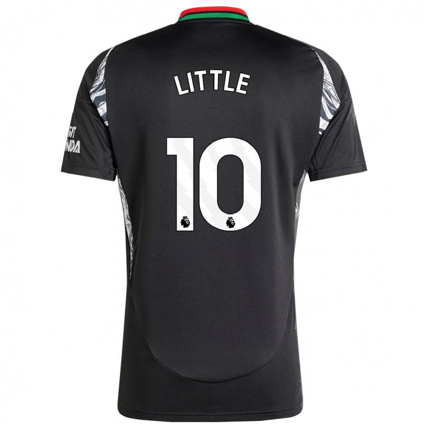Danxen Kinder Kim Little #10 Schwarz Auswärtstrikot Trikot 2024/25 T-Shirt