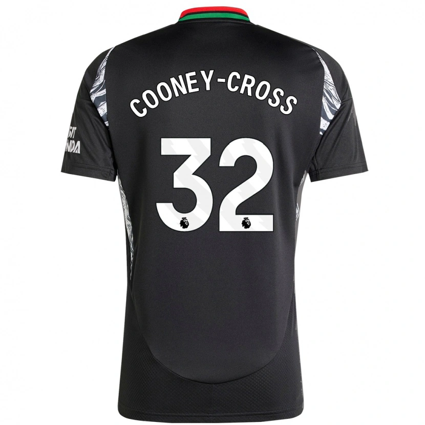 Danxen Kinder Kyra Cooney-Cross #32 Schwarz Auswärtstrikot Trikot 2024/25 T-Shirt