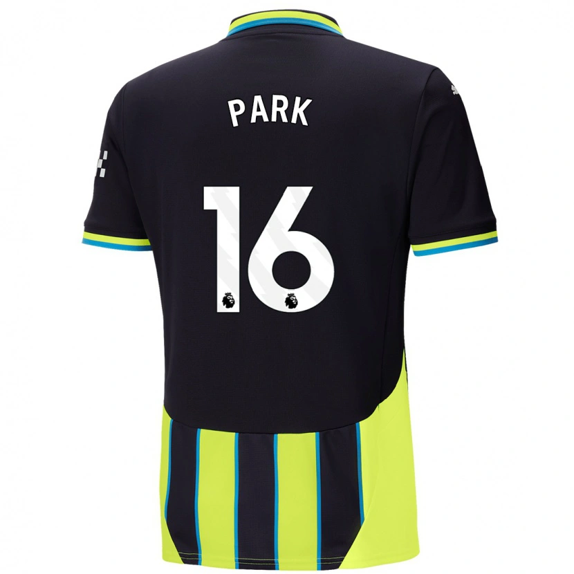 Danxen Kinder Jess Park #16 Blaugelb Auswärtstrikot Trikot 2024/25 T-Shirt
