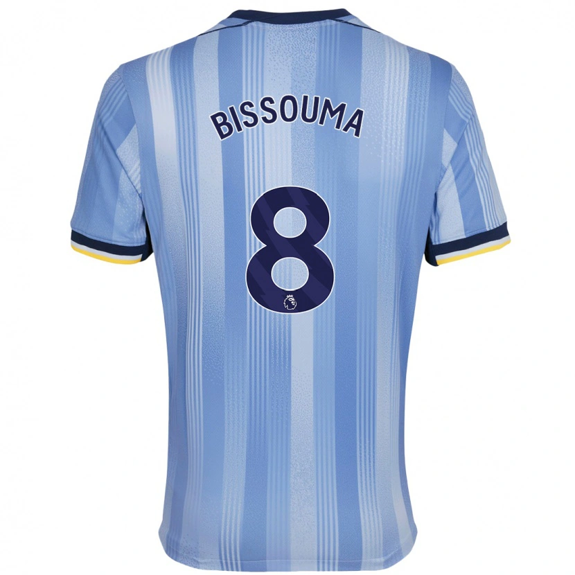Danxen Kinder Yves Bissouma #8 Hellblau Auswärtstrikot Trikot 2024/25 T-Shirt
