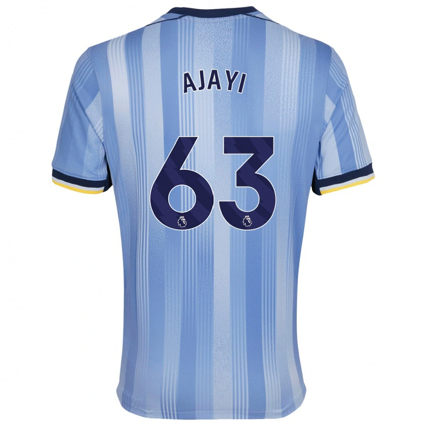 Danxen Kinder Damola Ajayi #63 Hellblau Auswärtstrikot Trikot 2024/25 T-Shirt