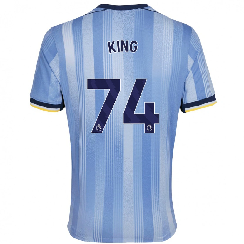 Danxen Kinder Maeson King #74 Hellblau Auswärtstrikot Trikot 2024/25 T-Shirt