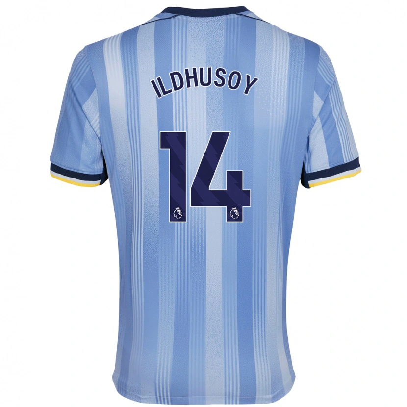 Danxen Kinder Celin Bizet Ildhusøy #14 Hellblau Auswärtstrikot Trikot 2024/25 T-Shirt