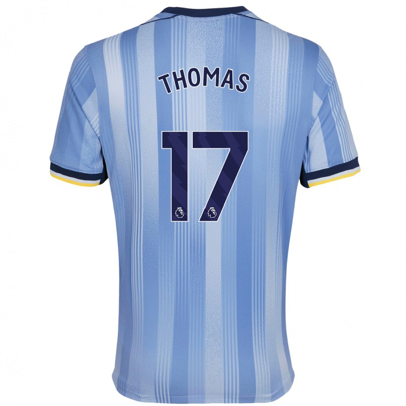 Danxen Kinder Martha Thomas #17 Hellblau Auswärtstrikot Trikot 2024/25 T-Shirt
