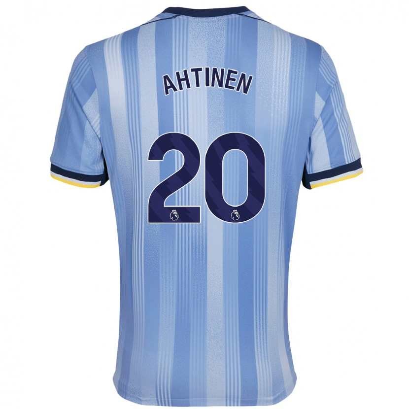 Danxen Kinder Olga Ahtinen #20 Hellblau Auswärtstrikot Trikot 2024/25 T-Shirt