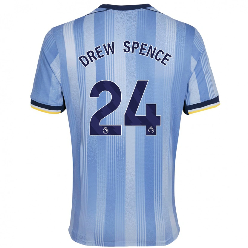 Danxen Kinder Drew Spence #24 Hellblau Auswärtstrikot Trikot 2024/25 T-Shirt