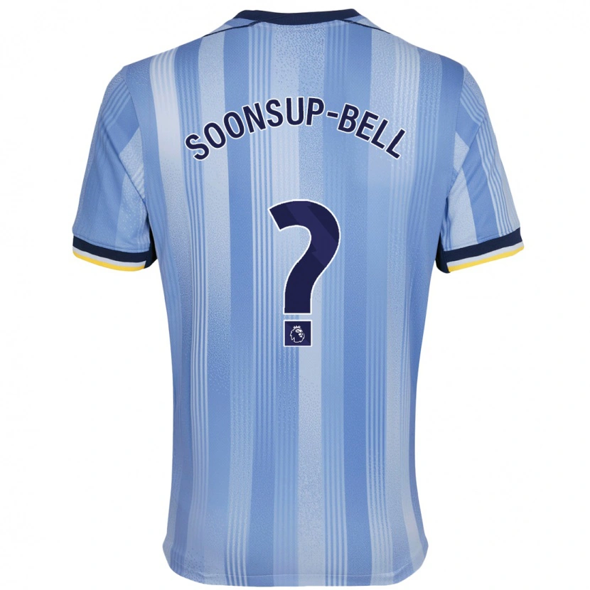 Danxen Kinder Jude Soonsup-Bell #0 Hellblau Auswärtstrikot Trikot 2024/25 T-Shirt