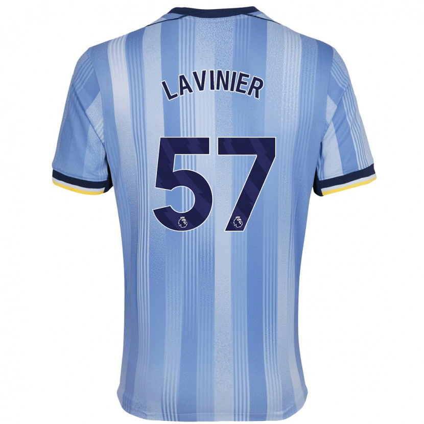 Danxen Kinder Marcel Lavinier #57 Hellblau Auswärtstrikot Trikot 2024/25 T-Shirt