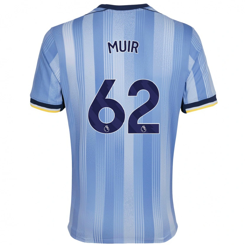 Danxen Kinder Marqes Muir #62 Hellblau Auswärtstrikot Trikot 2024/25 T-Shirt