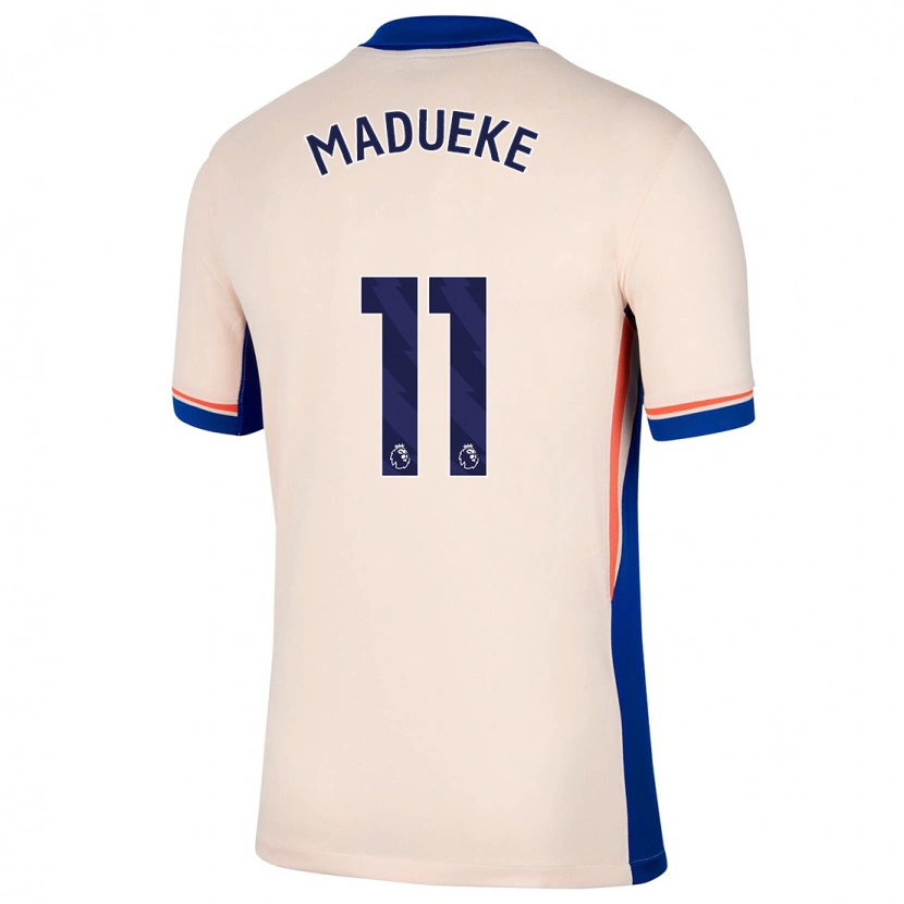 Danxen Kinder Noni Madueke #11 Hellbeige Auswärtstrikot Trikot 2024/25 T-Shirt