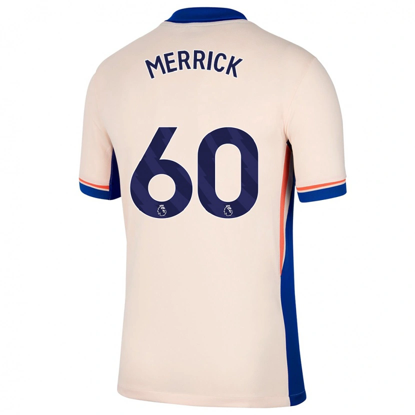 Danxen Kinder Max Merrick #60 Hellbeige Auswärtstrikot Trikot 2024/25 T-Shirt