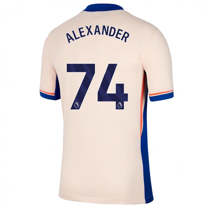 Danxen Kinder Reiss-Alexander Russell-Denny #74 Hellbeige Auswärtstrikot Trikot 2024/25 T-Shirt