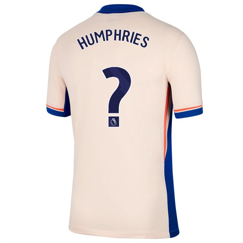 Danxen Kinder Greta Humphries #0 Hellbeige Auswärtstrikot Trikot 2024/25 T-Shirt