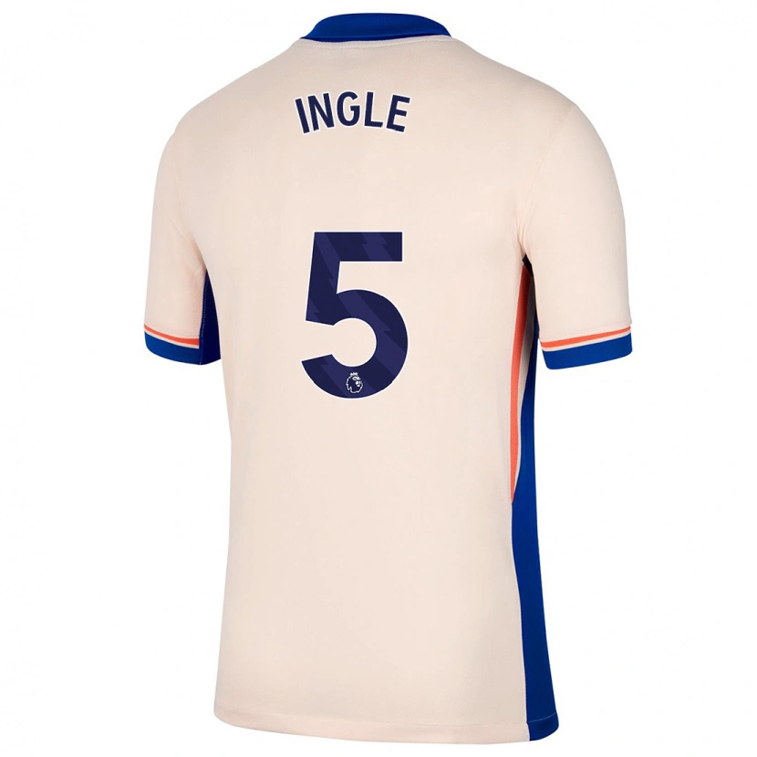 Danxen Kinder Sophie Ingle #5 Hellbeige Auswärtstrikot Trikot 2024/25 T-Shirt