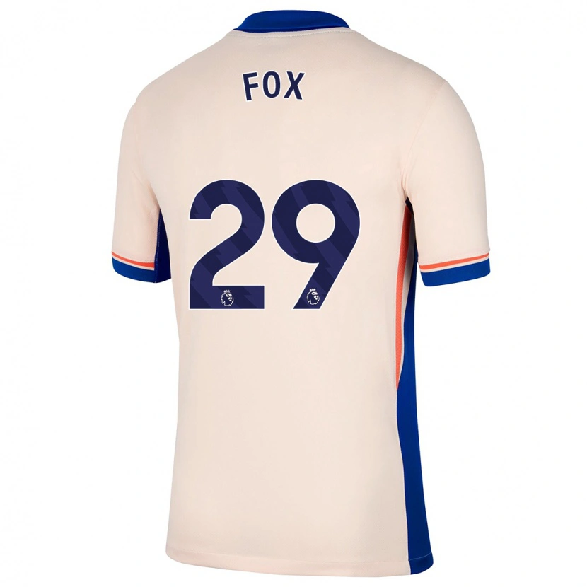 Danxen Kinder Jorja Fox #29 Hellbeige Auswärtstrikot Trikot 2024/25 T-Shirt