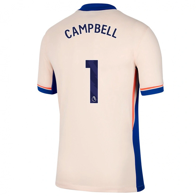 Danxen Kinder Luke Campbell #1 Hellbeige Auswärtstrikot Trikot 2024/25 T-Shirt