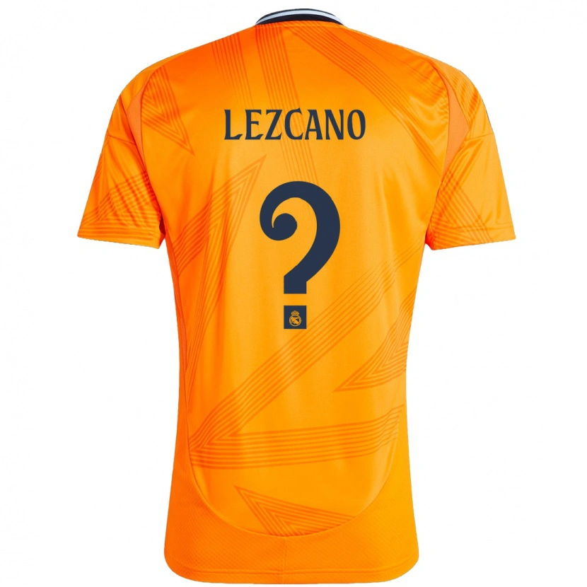Danxen Kinder Álvaro Lezcano #0 Orange Auswärtstrikot Trikot 2024/25 T-Shirt