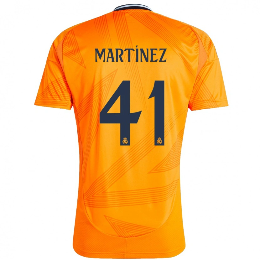 Danxen Kinder Joan Martínez #41 Orange Auswärtstrikot Trikot 2024/25 T-Shirt