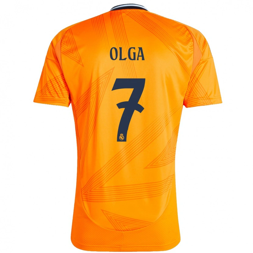 Danxen Kinder Olga Carmona #7 Orange Auswärtstrikot Trikot 2024/25 T-Shirt