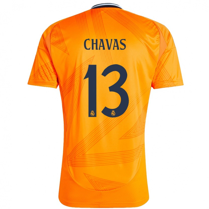 Danxen Kinder Mylène Chavas #13 Orange Auswärtstrikot Trikot 2024/25 T-Shirt