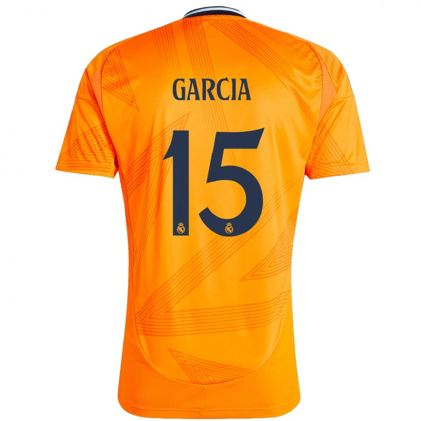 Danxen Kinder Sheila García #15 Orange Auswärtstrikot Trikot 2024/25 T-Shirt