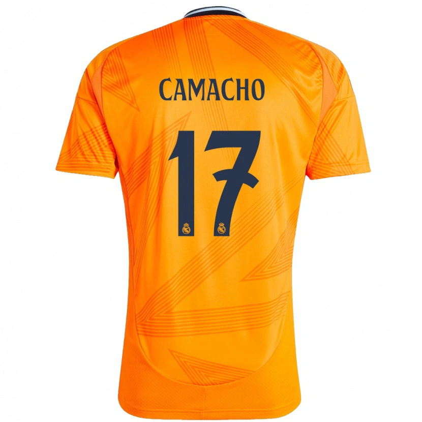 Danxen Kinder Carla Camacho #17 Orange Auswärtstrikot Trikot 2024/25 T-Shirt