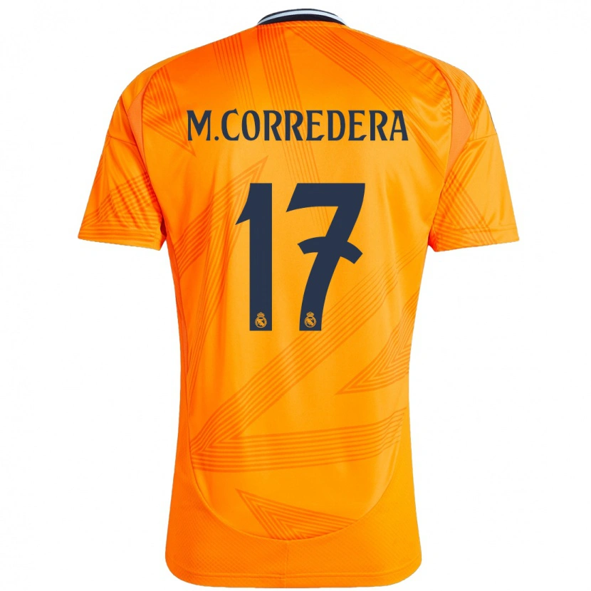 Danxen Kinder Marta Corredera #17 Orange Auswärtstrikot Trikot 2024/25 T-Shirt