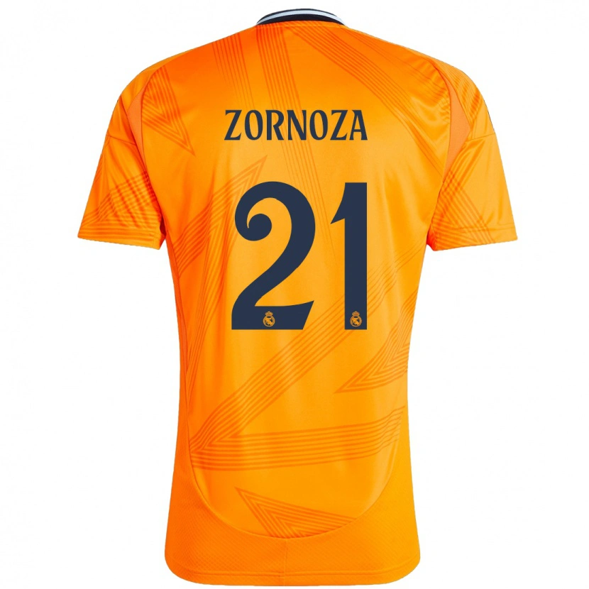 Danxen Kinder Claudia Zornoza #21 Orange Auswärtstrikot Trikot 2024/25 T-Shirt