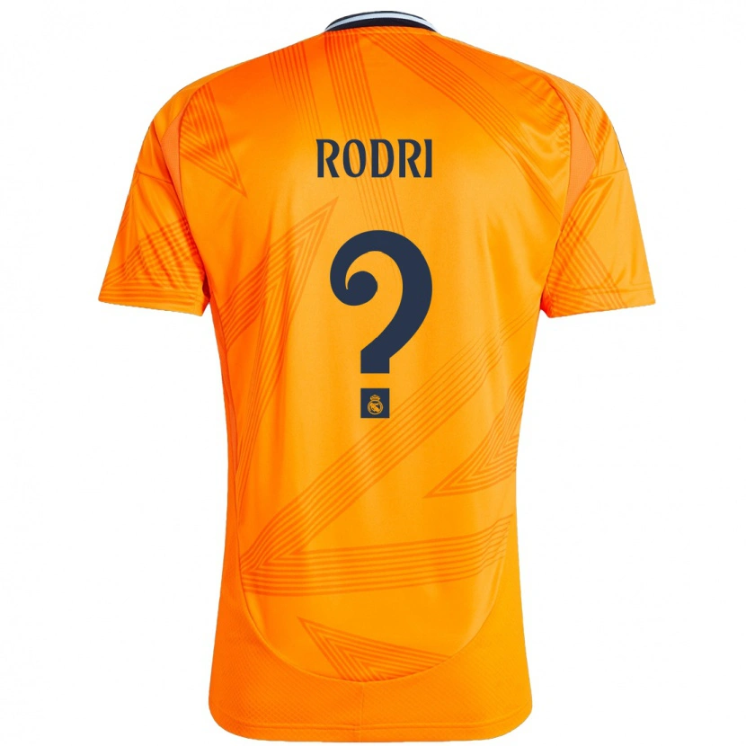 Danxen Kinder Rodri #0 Orange Auswärtstrikot Trikot 2024/25 T-Shirt