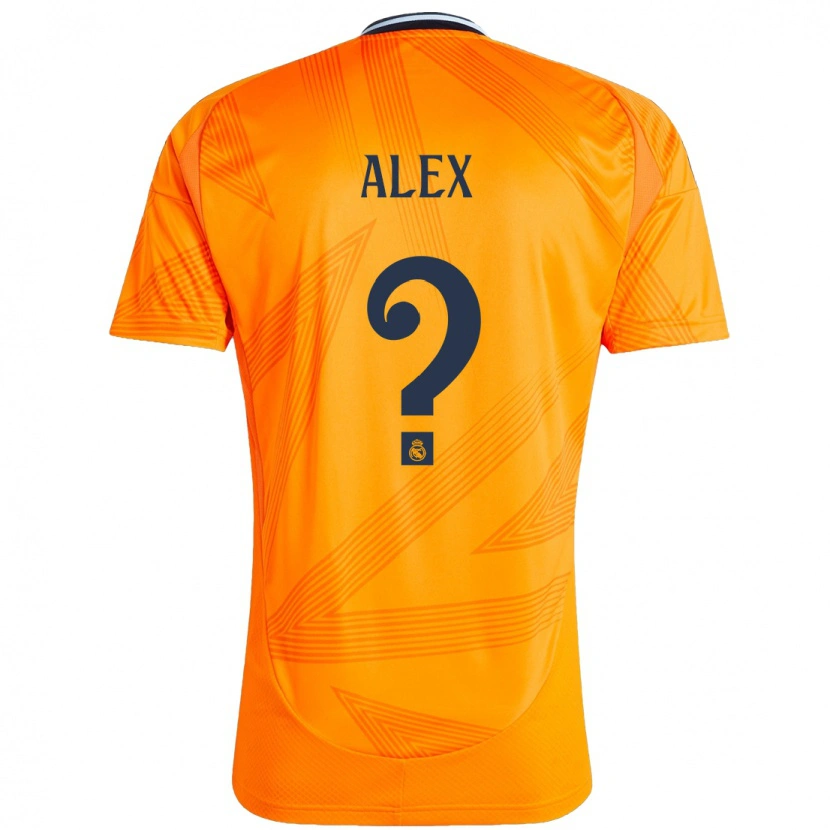 Danxen Kinder Alex Sanchez #0 Orange Auswärtstrikot Trikot 2024/25 T-Shirt