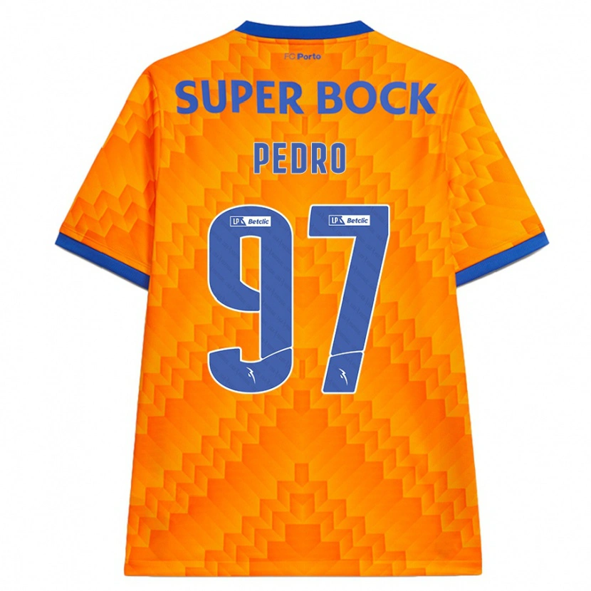 Danxen Kinder Zé Pedro #97 Orange Auswärtstrikot Trikot 2024/25 T-Shirt
