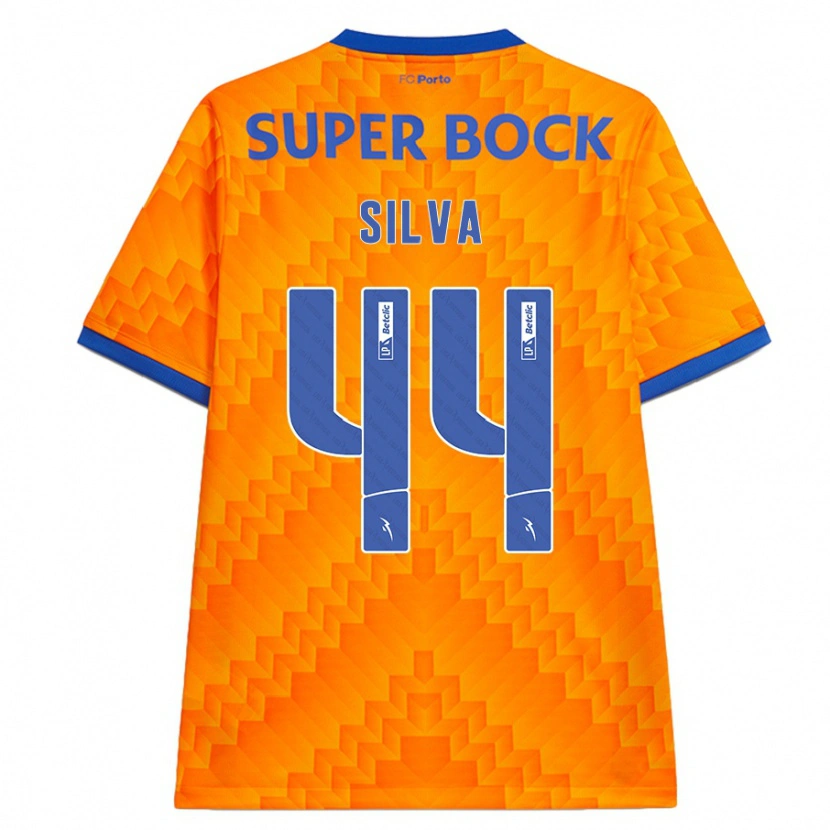 Danxen Kinder Felipe Silva #44 Orange Auswärtstrikot Trikot 2024/25 T-Shirt