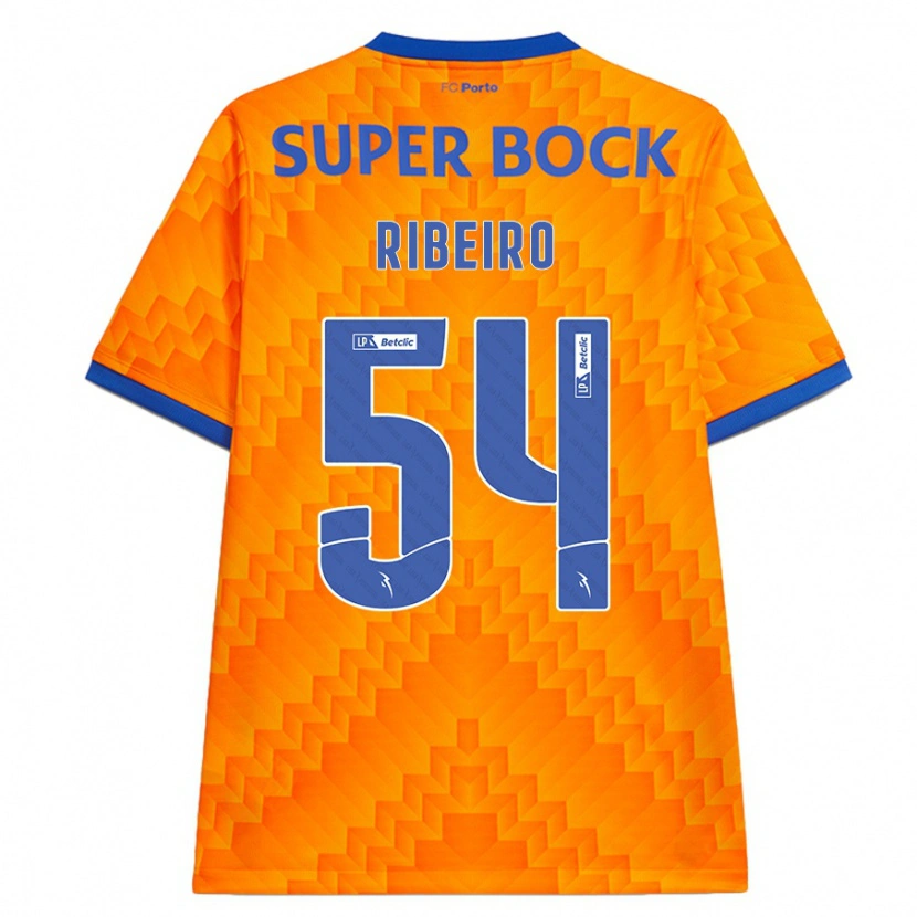 Danxen Kinder António Ribeiro #54 Orange Auswärtstrikot Trikot 2024/25 T-Shirt
