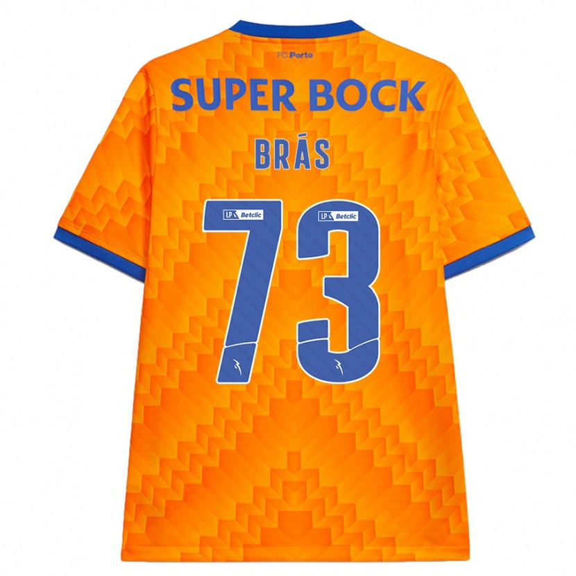 Danxen Kinder Gabi Brás #73 Orange Auswärtstrikot Trikot 2024/25 T-Shirt