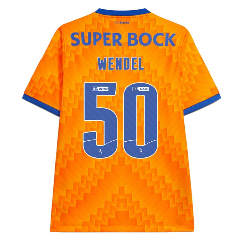 Danxen Kinder Wendel #50 Orange Auswärtstrikot Trikot 2024/25 T-Shirt