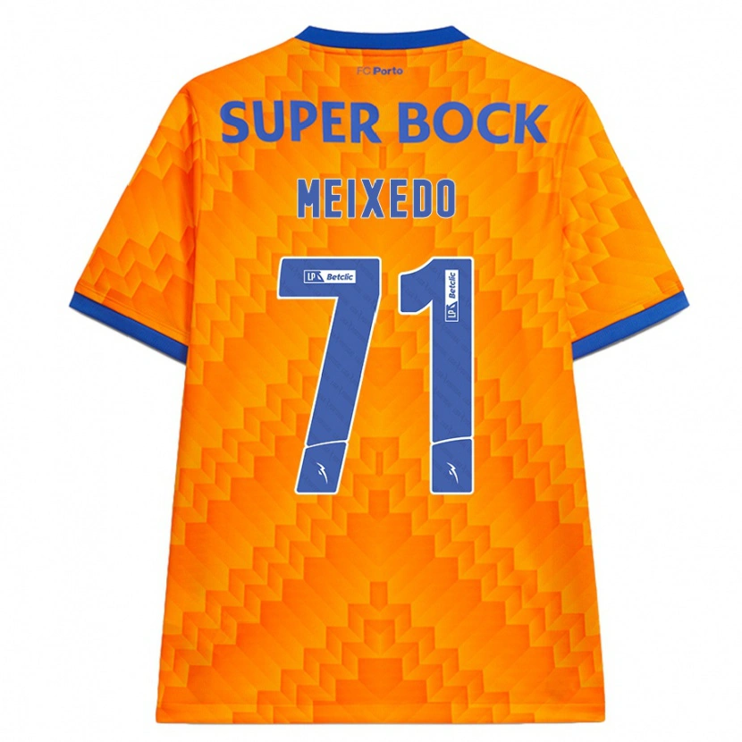 Danxen Kinder Francisco Meixedo #71 Orange Auswärtstrikot Trikot 2024/25 T-Shirt