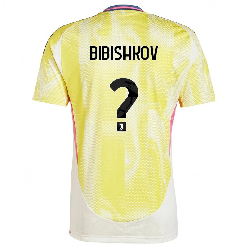 Danxen Kinder Marsel Bibishkov #0 Solargelb Auswärtstrikot Trikot 2024/25 T-Shirt