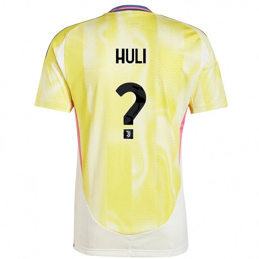 Danxen Kinder Raffaele Huli #0 Solargelb Auswärtstrikot Trikot 2024/25 T-Shirt