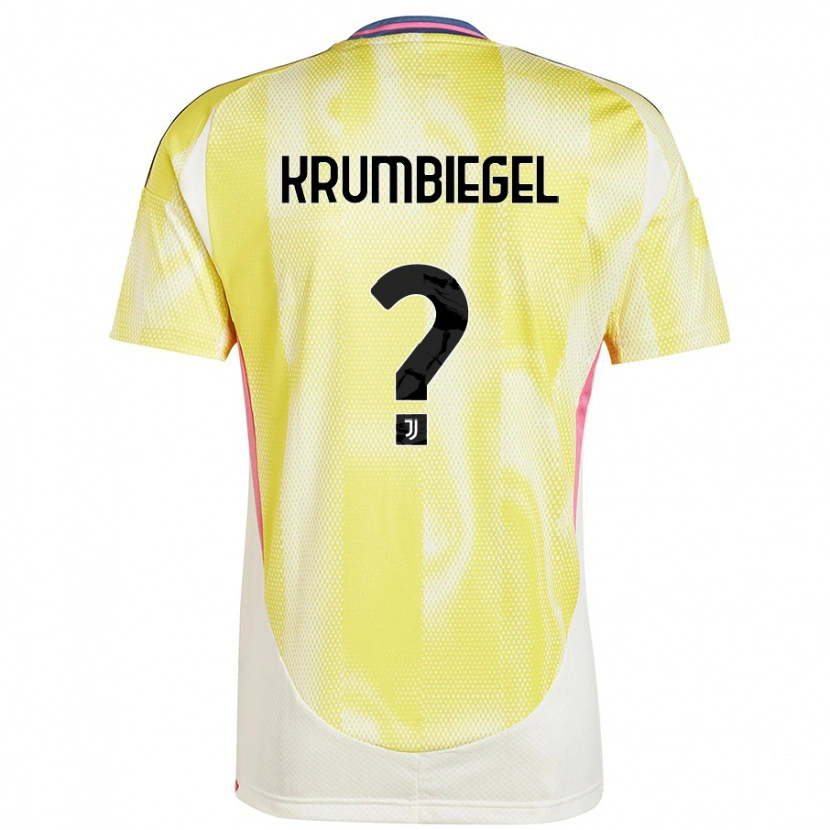 Danxen Kinder Paulina Krumbiegel #0 Solargelb Auswärtstrikot Trikot 2024/25 T-Shirt